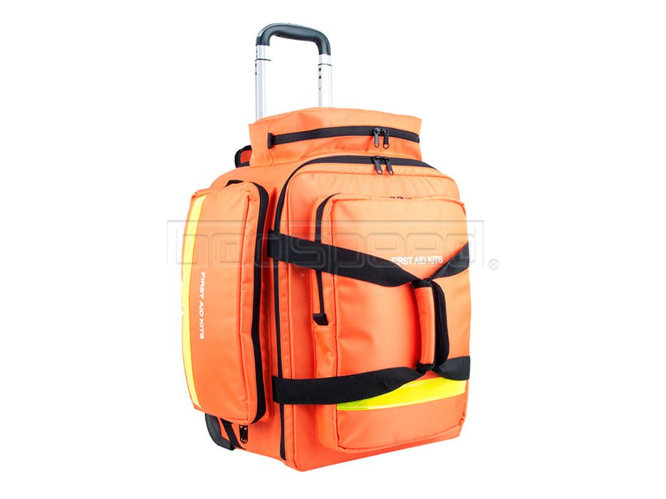 Large capacity emergency survival trolley first aid kit backpack